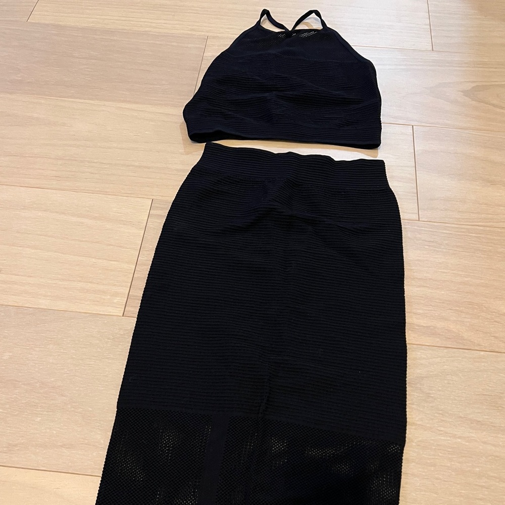 Black two piece set